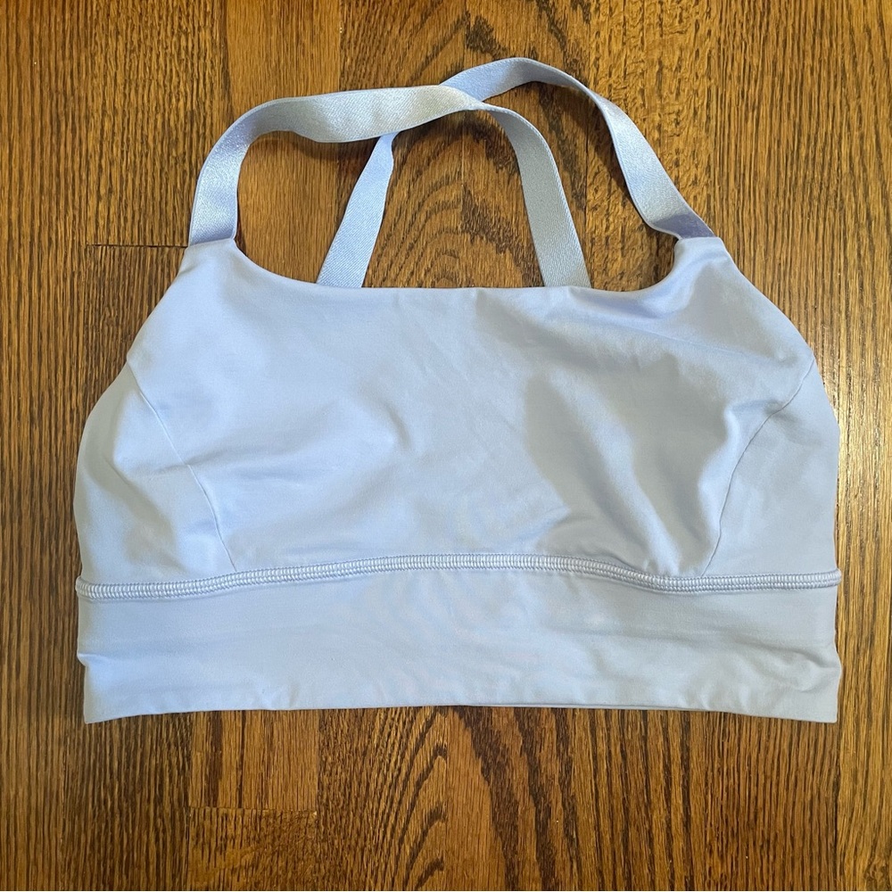 lululemon athletica Light Gray Sports Bra